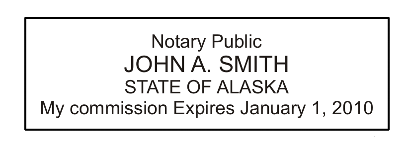 Alaska Notary Slim Stamp Alaska Notary Slim Stamp - $28.15